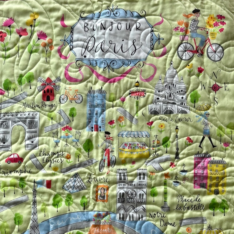 Bonjour Baby: Handmade Paris-Inspired Quilt