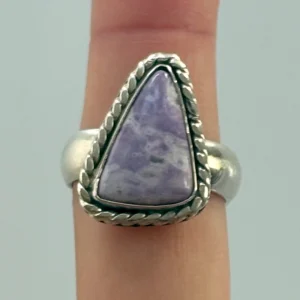 Soft Strength: Lavender Opal Ring by Abby Rose Jewelry