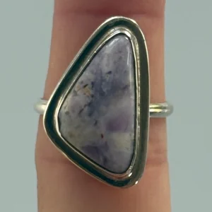 Soft Strength: Lavender Opal Ring by Abby Rose Jewelry