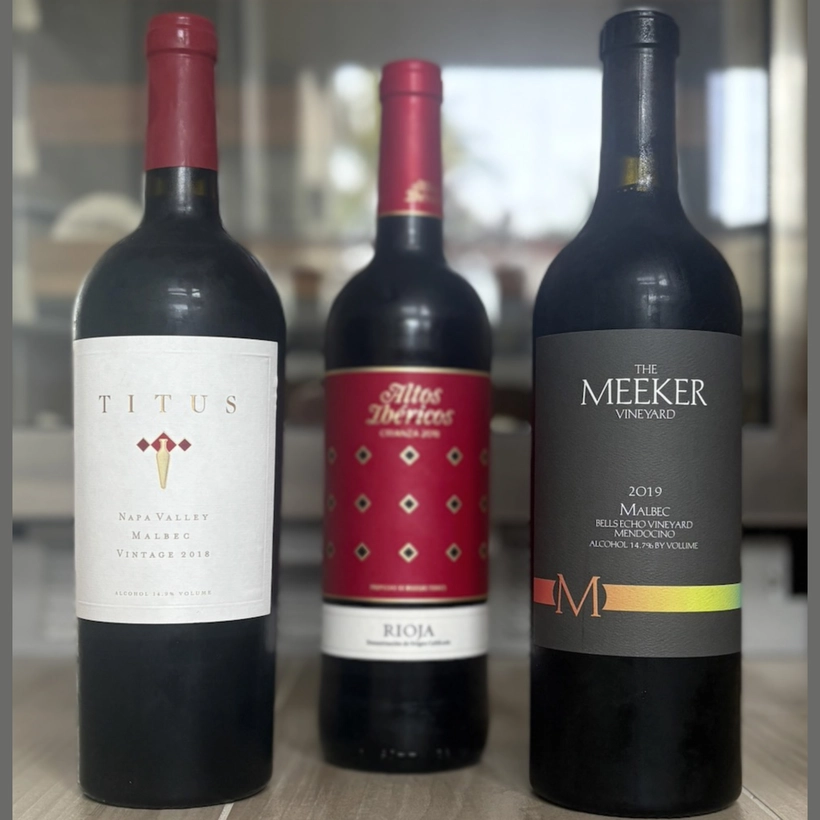 A 3-Bottle Collection of Old and New World Juicy Reds
